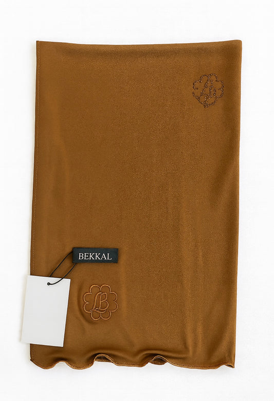 Premium Jersey Scarf “brown”